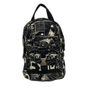 Prada One Shoulder Bag - Black X Ivory Comic Print